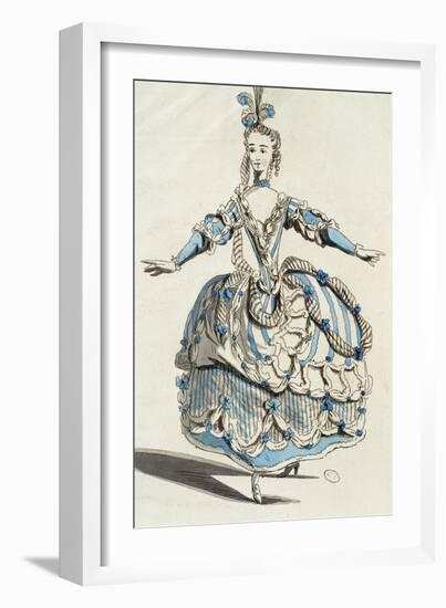 Sketch for Costume of Phrygian from Opera Dardanus-Jean-Philippe Rameau-Framed Giclee Print