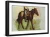 Sketch for Cowboys in the Badlands-Thomas Cowperthwait Eakins-Framed Giclee Print