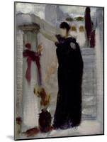 Sketch for 'Electra at the Tomb of Agamemnon', C.1869-Frederic Leighton-Mounted Giclee Print