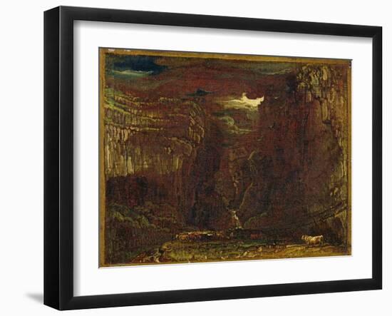 Sketch for 'Gordale Scar', C.1812-James Ward-Framed Giclee Print