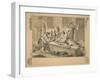 Sketch for 'Industry and Idleness' - Plate III, 1747-William Hogarth-Framed Giclee Print