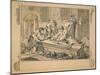 Sketch for 'Industry and Idleness' - Plate III, 1747-William Hogarth-Mounted Giclee Print