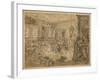 Sketch for 'Industry and Idleness' - Plate VIII, 1747-William Hogarth-Framed Giclee Print