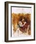 Sketch for Le Peintre-Jean-Louis-Ernest Meissonier-Framed Art Print