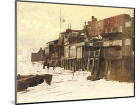 Sketch for 'London River', c.1875-Charles Napier Hemy-Mounted Premium Giclee Print