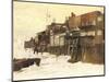 Sketch for 'London River', c.1875-Charles Napier Hemy-Mounted Giclee Print