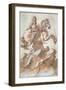 Sketch for Louis XIV on Horseback-Gian Lorenzo Bernini-Framed Giclee Print