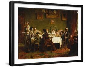 Sketch for 'Many Happy Returns of the Day'-William Powell Frith-Framed Giclee Print