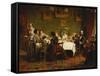 Sketch for 'Many Happy Returns of the Day'-William Powell Frith-Framed Stretched Canvas