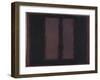 Sketch for "Mural No.6" (Two Openings in Black Over Wine) {Black on Maroon} [Seagram Mural Sketch]-Mark Rothko-Framed Giclee Print