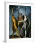 Sketch for Oath on the Rütli, Female Figure (Verso), 1779-81, 1785-90-Henry Fuseli-Framed Giclee Print