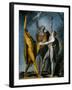 Sketch for Oath on the Rütli, Female Figure (Verso), 1779-81, 1785-90-Henry Fuseli-Framed Giclee Print