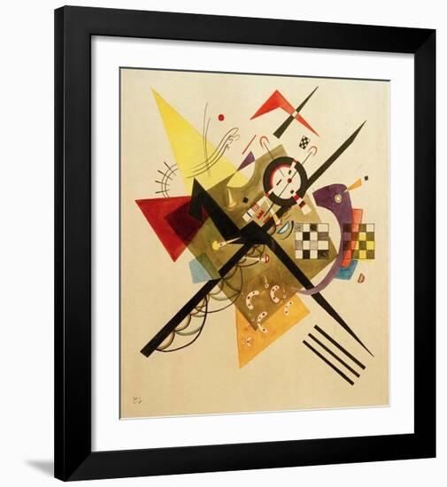 Sketch for On White II, 1922-Wassily Kandinsky-Framed Giclee Print