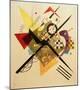 Sketch for On White II, 1922-Wassily Kandinsky-Mounted Giclee Print