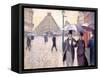 Sketch for 'Paris Street; Rainy Day', 1877-Gustave Caillebotte-Framed Stretched Canvas