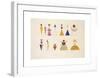 Sketch for Picture XVI. The Great Tower of Kiev, 1924-Wassily Kandinsky-Framed Premium Giclee Print