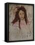 Sketch for Portrait of Agnes, Age Six-Mary Cassatt-Framed Stretched Canvas