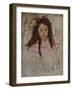 Sketch for Portrait of Agnes, Age Six-Mary Cassatt-Framed Giclee Print