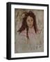 Sketch for Portrait of Agnes, Age Six-Mary Cassatt-Framed Giclee Print