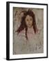 Sketch for Portrait of Agnes, Age Six-Mary Cassatt-Framed Giclee Print