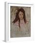 Sketch for Portrait of Agnes, Age Six-Mary Cassatt-Framed Giclee Print