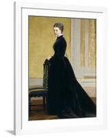 Sketch for Portrait of Lady-Antonio Ciseri-Framed Giclee Print