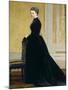 Sketch for Portrait of Lady-Antonio Ciseri-Mounted Giclee Print