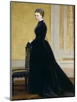Sketch for Portrait of Lady-Antonio Ciseri-Mounted Giclee Print
