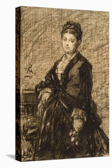Sketch for Portrait of Mary B. Claflin-William Morris Hunt-Stretched Canvas