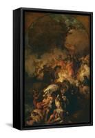 Sketch for 'St Paul Shaking Off the Viper'-Benjamin West-Framed Stretched Canvas