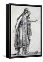 Sketch for Stage Costume for Iphigenia in Tauris-Jean Racine-Framed Stretched Canvas