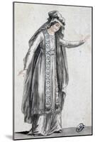 Sketch for Stage Costume for Iphigenia in Tauris-Jean Racine-Mounted Giclee Print