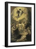 Sketch for 'The Ascension'-Benjamin West-Framed Giclee Print
