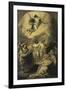 Sketch for 'The Ascension'-Benjamin West-Framed Giclee Print