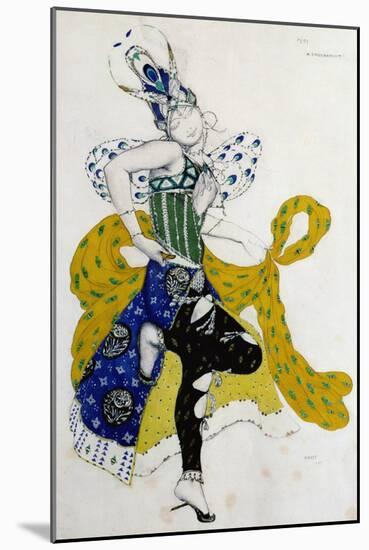 Sketch For the Ballet La Peri, by Paul Dukas-Leon Bakst-Mounted Giclee Print