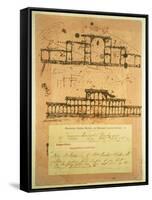 Sketch for the Crystal Palace, Built for the Great Exhibition of 1851, 1850-Paxton-Framed Stretched Canvas