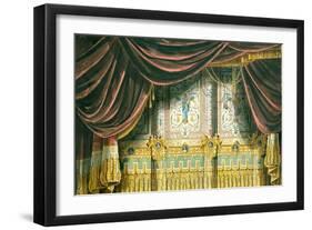 Sketch for the Curtain for the Michael Theatre in Saint Petersburg, 1852-Andreas Leonhard Roller-Framed Giclee Print