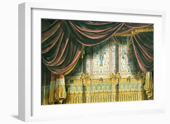 Sketch for the Curtain for the Michael Theatre in Saint Petersburg, 1852-Andreas Leonhard Roller-Framed Giclee Print