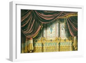 Sketch for the Curtain for the Michael Theatre in Saint Petersburg, 1852-Andreas Leonhard Roller-Framed Giclee Print