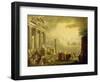 Sketch for the Curtain of Teatro San Carlo in Naples-Antonio Niccolini-Framed Giclee Print