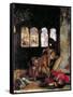 Sketch for the Eve of St Agnes, C1847-William Holman Hunt-Framed Stretched Canvas