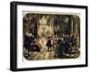 Sketch for the Flute Concert, 1852-Adolph von Menzel-Framed Giclee Print