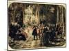 Sketch for the Flute Concert, 1852-Adolph von Menzel-Mounted Giclee Print