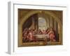 Sketch for 'The Last Supper', St. Mary's, Weymouth, Formerly Attributed to Antonio Verrio…-Sir James Thornhill-Framed Giclee Print