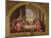 Sketch for 'The Last Supper', St. Mary's, Weymouth, Formerly Attributed to Antonio Verrio…-Sir James Thornhill-Mounted Giclee Print