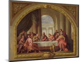 Sketch for 'The Last Supper', St. Mary's, Weymouth, Formerly Attributed to Antonio Verrio…-Sir James Thornhill-Mounted Giclee Print