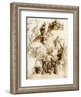 Sketch for the Martyrdom of St George, 1913-Paolo Veronese-Framed Giclee Print