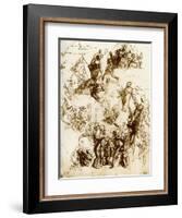 Sketch for the Martyrdom of St George, 1913-Paolo Veronese-Framed Giclee Print