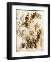 Sketch for the Martyrdom of St George, 1913-Paolo Veronese-Framed Giclee Print