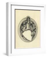 Sketch for the Millais Coat of Arms-John Everett Millais-Framed Giclee Print